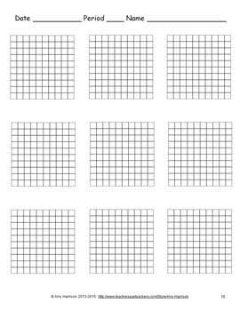 Blank Grids - Ten by Ten and Fourteen by Fourteen by Amy Harrison