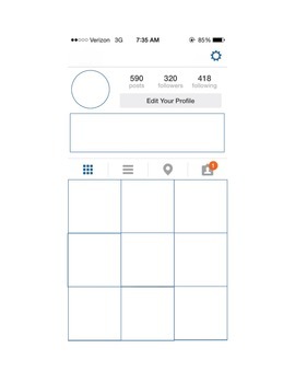 instagram page layouts