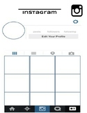 Blank Instagram Template