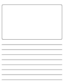 Preview of Blank Journal Page for Writing and Drawing