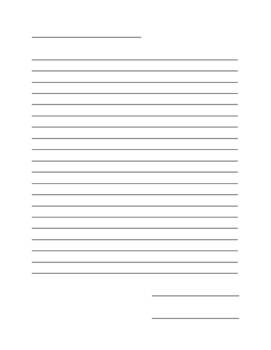 Printable Blank Letter Template Printable Chart - Vrogue