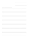 Blank Letter Writing Stationary