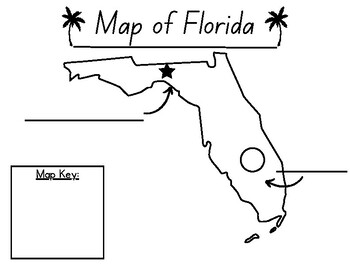Preview of Blank Map Of Florida
