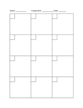 Preview of Blank Math Worksheet