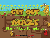 Blank Maze Templates (DIY Fun Worksheets / Mazes)