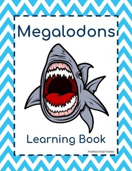Preview of Blank Megalodon Unit Study Fill In Book