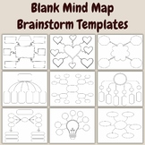 Blank Mind Map Brainstorming Templates Mind Map Layouts Gr