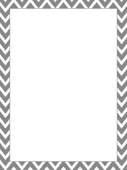 Blank Page with Chevron Border by Lesson Plans and Coffee Breaks