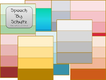 Preview of Blank Paint Chips- ClipArt