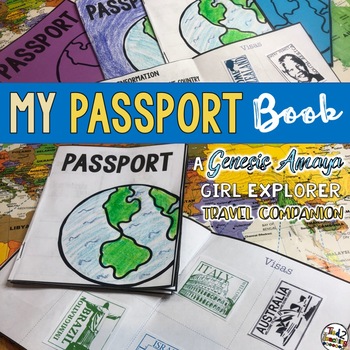Preview of Passport - Blank Passport Template a Genesis Amaya Travel Companion