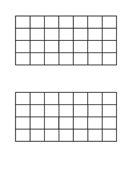 Blank Pattern Grid by FirstGradeTeacherTricia | TPT