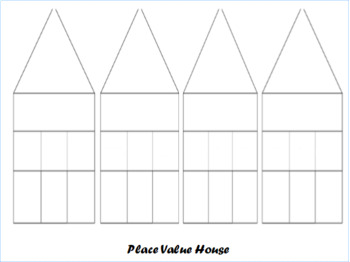 Preview of Blank Place Value House (Billions)