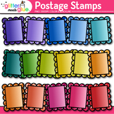 Blank Postage Stamp Clipart: Postal Mail Clip Art Transpar