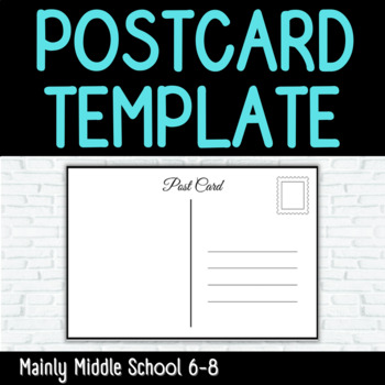 Preview of Blank Postcard Template