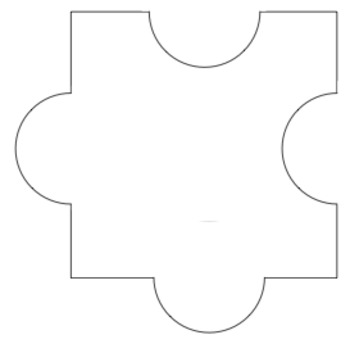 Small Blank Printable Puzzle Pieces