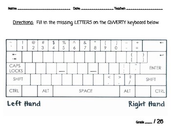 Preview of Blank QWERTY Keyboard