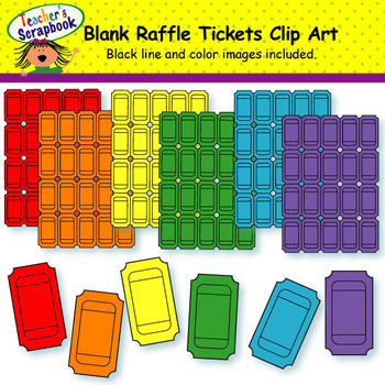 Preview of Blank Raffle Tickets Clip Art