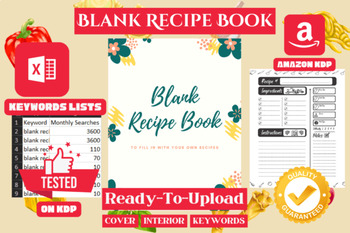 Blank Recipe Page by Caitlin Mundt