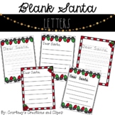 Blank Santa Letters