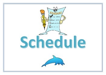 Preview of Blank Schedule (Editable)