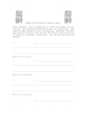 Blank Script for Readers Theater