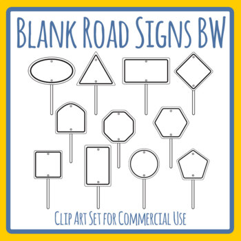 blank road sign clip art