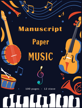 Preview of Manuscript Paper Music  For Teachers & Students