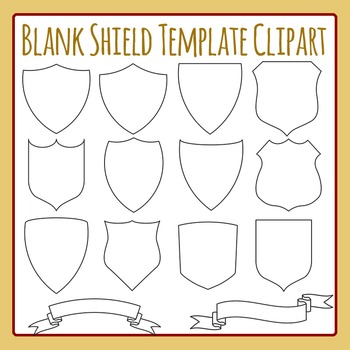 blank sheild clipart
