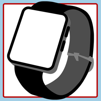 Smart Templates - Blank Clock Face Wrist Watch Clip Art / Clipart