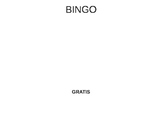 Blank Spanish Bingo Board with Gratis