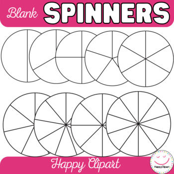 Preview of Blank Spinners Clipart for Free