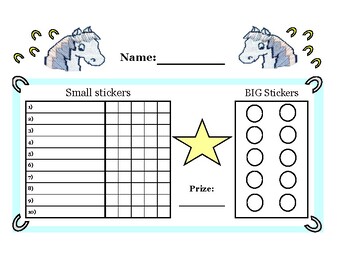 Preview of Blank Sticker Chart