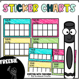 Blank Sticker Charts - Behavior Management and Academic Go
