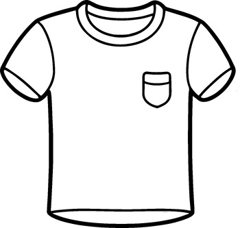 Preview of Blank T-Shirt Template Clip Art - 4K Quality - Clothes Themed Art Project