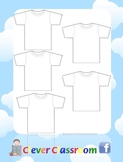 Blank T-shirt Template - 1 page
