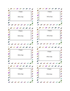 Blank Task Cards Template!! By Intervention Corner 