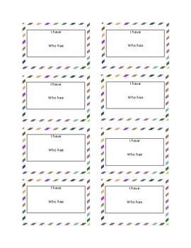 Blank Task Cards Template!! by Intervention Corner | TpT