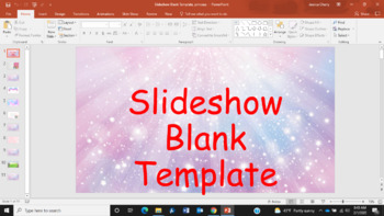 Preview of Blank Template PowerPoint Slideshow, PRINCESS Fairy Tale Theme
