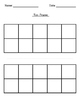 Blank Ten-Frame, Double Ten-Frame Template by Connor Jeon | TPT