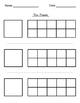 Blank Ten-Frame, Double Ten-Frame Template by Connor Jeon | TPT