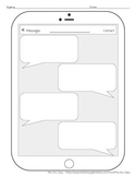 Blank Text Message Template