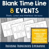 Blank Timeline / Time Line Template - 8 Events