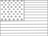 Blank USA Flag Template