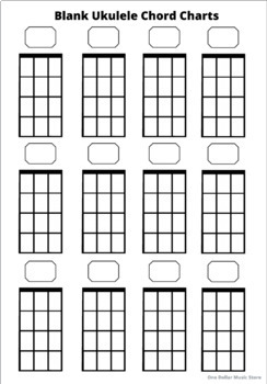 Prophet to add Cleanly Blank Ukulele Chord Charts by One Dollar Music Store | TpT