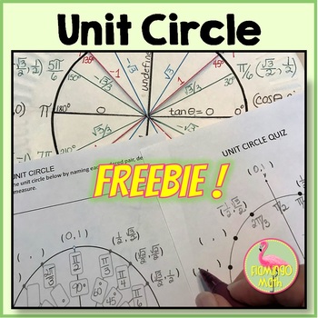 Preview of Unit Circle Freebie