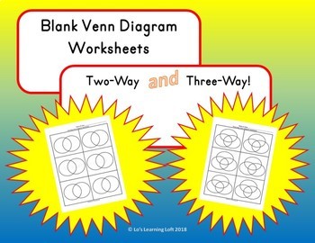 Preview of Blank Venn Diagram Worksheets