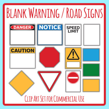 free printable blank road signs