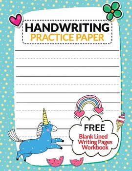 Lined Paper with Picture Box – Free Printable