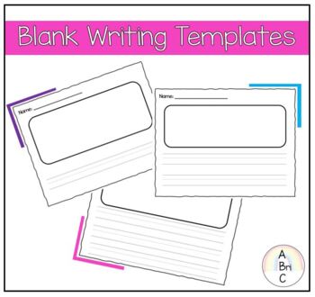 Preview of Blank Writing Templates