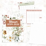 Blank Yearly, Monthly, Weekly Printable Planner